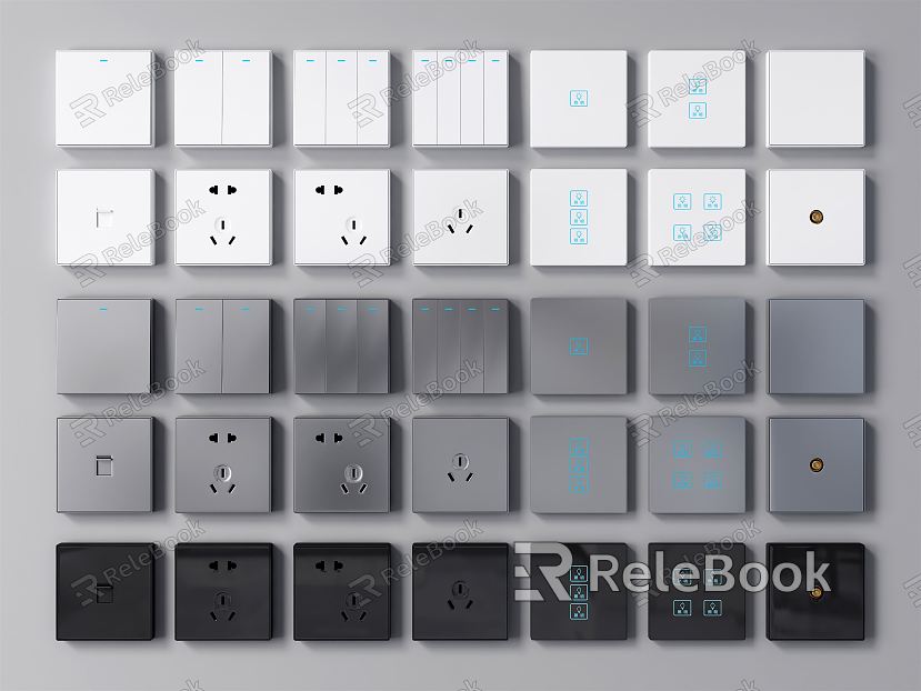 Modern Switch Switch Socket Panel model