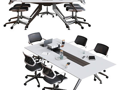 Modern Conference Table and Chair Conference Table model