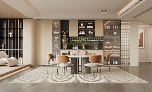 Modern Restaurant 3d model