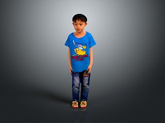 Children Baby Cartoon Children Boy Little Boy Cartoon Boy 3d model