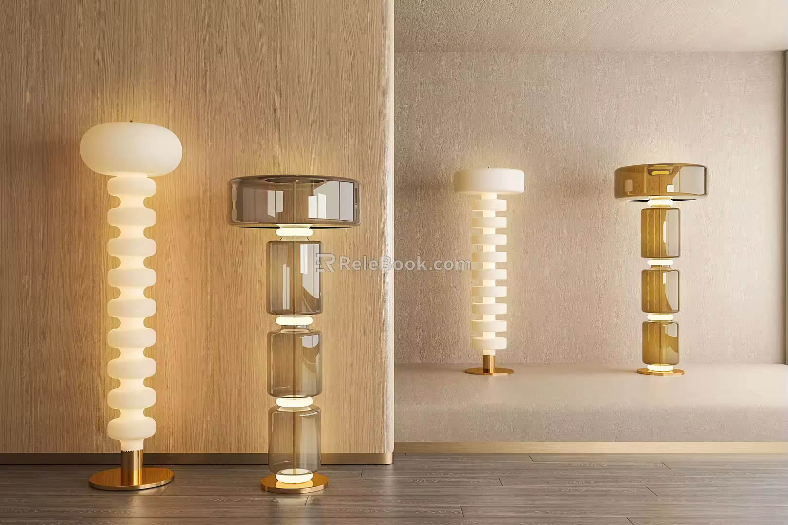 Modern floor lamp Simple floor lamp 3d model