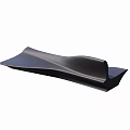 Modern Public Chair With Sleek Black Curved Design For Public Spaces