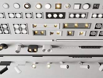 Modern Downlight Spotlight 3d model
