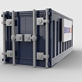 Lego toy blocks container shipping 3d model