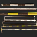 Highway guardrail fence road guardrail low face number low model simple model game sub-era film and television level super realistic high precision 3d model