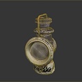 Railway lantern miner's lamp miner's lamp antique miner's lamp classical miner's lamp vintage miner's lamp portable lamp lighting 3d model