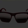 Modern Square Frame Sunglasses With Dark Lenses And Minimalist Design