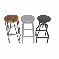 Various Modern Stools With Metal And Wooden Designs For Home Decor