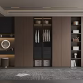 Modern Built in Wardrobe Design With Sliding Doors Hanging Rails Drawers and Storage Shelves