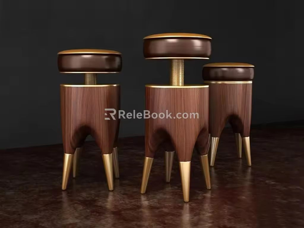 Bar stool 3d model
