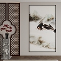 New Chinese Decorative Painting 3d model