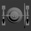 Floor Clock Big Clock Retro Clock Retro Clock Retro Clock Large Clock Pendulum Furnishings 3d model