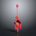 Medical Device 3D Anatomical Model Displaying Human Digestive System Organs for Education 3d model