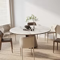 Modern table combination 3d model