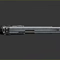 Tactical Handgun With Metal Body And Black Grip Detailed Design Features