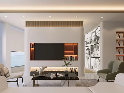 Modern Hospital Outpatient Clinic Featuring Spacious Waiting Area And Comfortable Seats 3d model