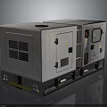 Industrial Diesel Generator Set With Soundproof Enclosure And Control Panel
