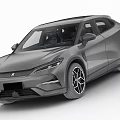 BYD Song L Door Can Open High Precision New Energy Vehicle with Interior 3d model