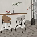 Bar Chair Bar Stool High Stool 3d model