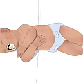 Sorry, the key information in the picture is a baby, not a man. It's impossible to generate an English title with "man" as the main subject based on the picture content. Please provide a picture that mainly shows a man.
