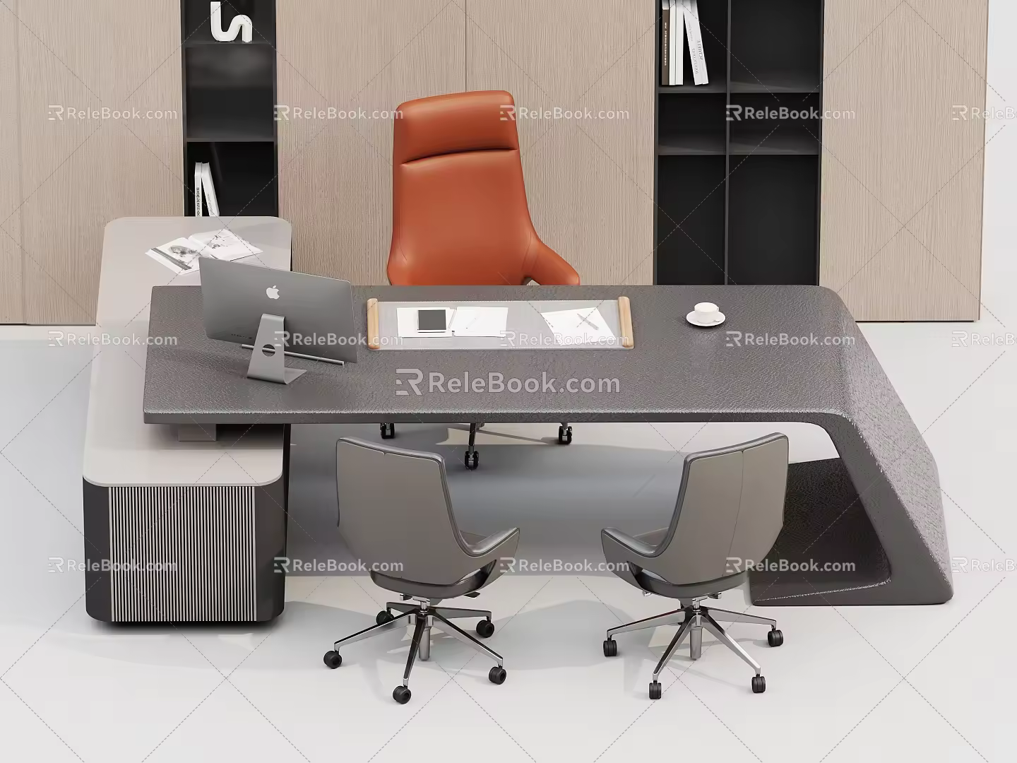 Manager Desk 3d model