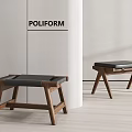 Shoe Changing Stool Sofa Stool Low Stool Dressing Stool 3d model