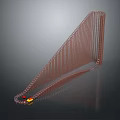 Brown Net Structure Playground Equipment With Sloped Design For Children Playing