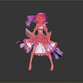 cosplay costume costume online game female warrior anime costume animation costume 3d model