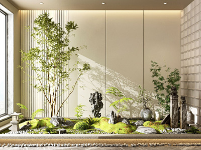 New Chinese style landscape sketch landscape model