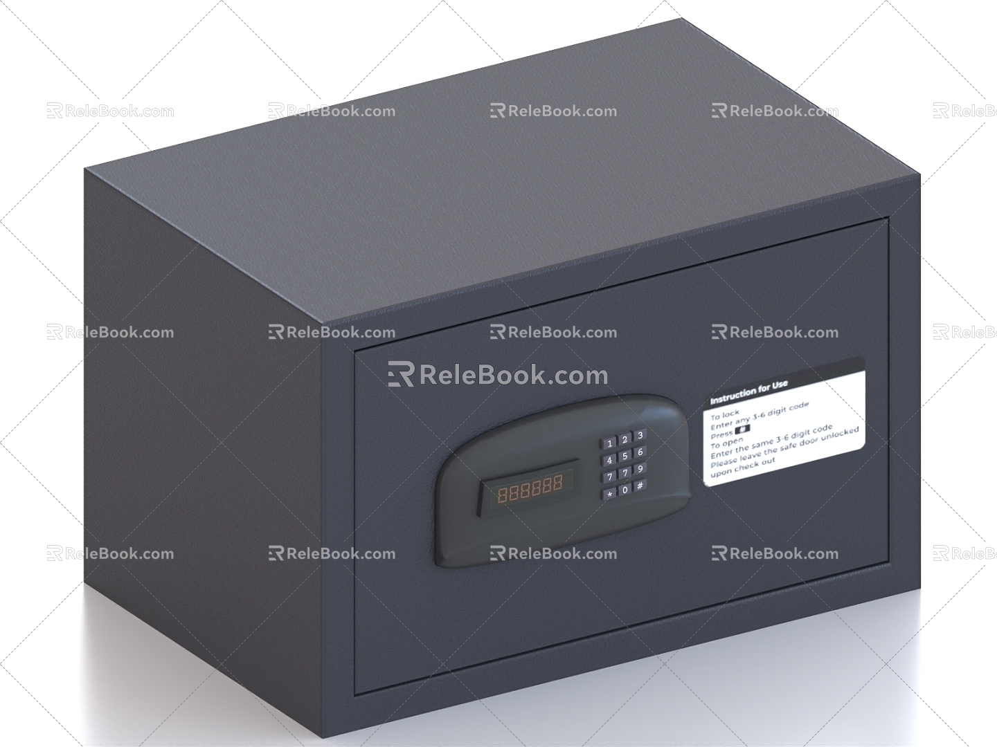 Password Box Safe Safe Safe Safe Password Cabinet 3d model