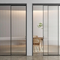 Changhong glass sliding door 3d model