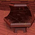 Outdoor Black Grill With Grilling Meat Steak And Sausage On Wooden Deck