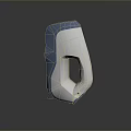 Handheld Medical Device With Blue And White Ergonomic Design For Healthcare Use