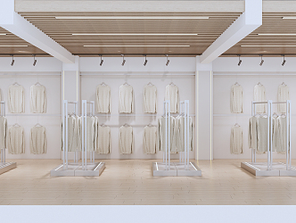 Modern Exhibition Hall Commercial Clothing Exhibition Hall 3d model