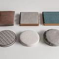 Modern Cushion Futon Cushion 3d model