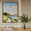 Modern Decorative Painting Hanging Painting 3d model