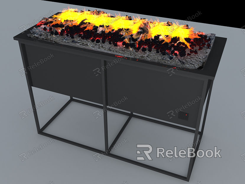 Industrial LOFT Oven Barbecue Charcoal Stove model