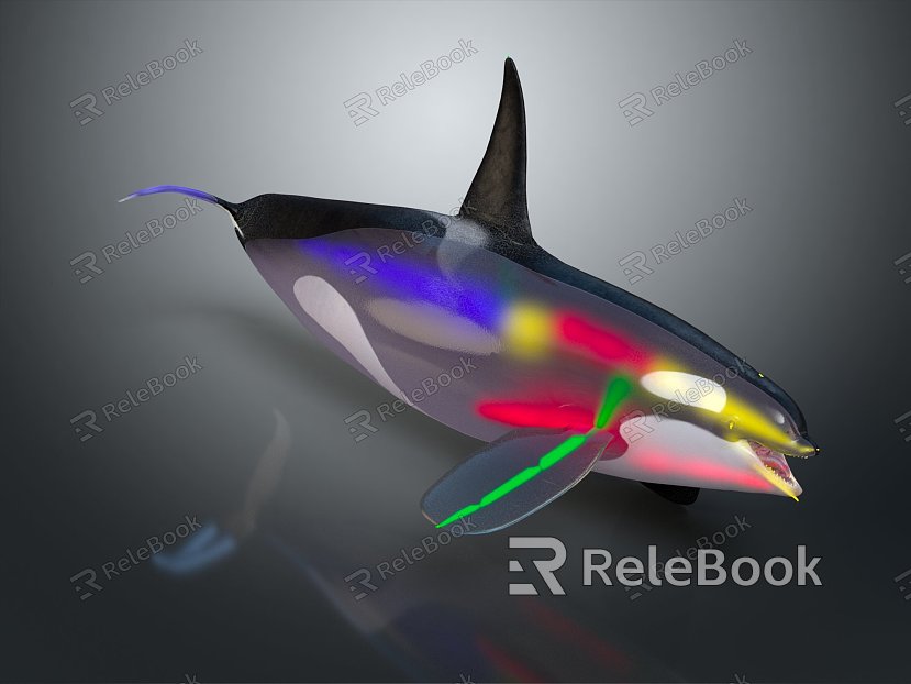 Modern Killer Whale Orca Killer Whale Killer Whale model