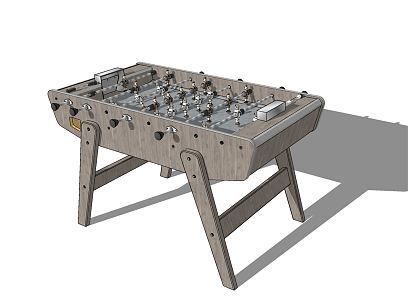 modern table football 3d model