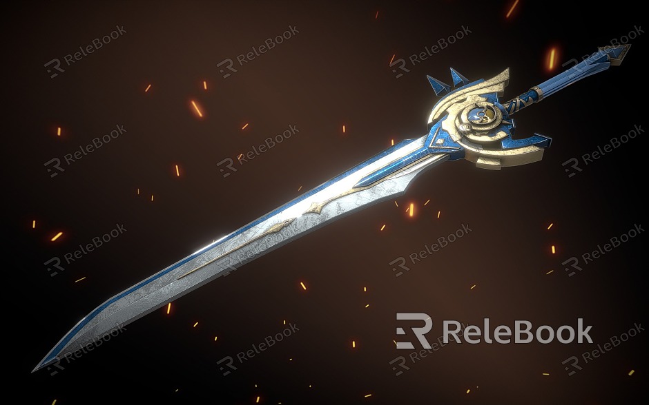 Sword Long Sword Fantasy Long Sword model