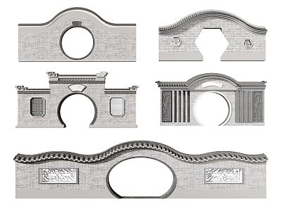 Landscape Wall Enclosure 3d model