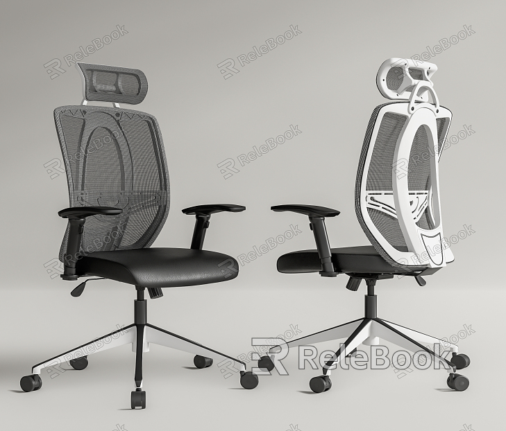 Modern office chair model