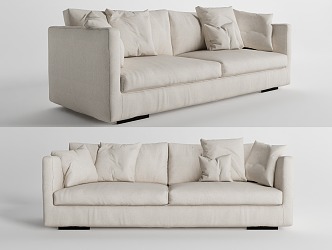 Double sofa 3d model