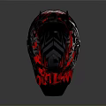 Tactical Weapon with Black Red Graphic Pattern and CAT Logo for Combat Use