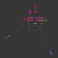 Industrial Equipment With Metal Tanks Blue Pumps And Pipeline System