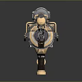 Elegant Vintage Power Drill Featuring Intricate Metal Accents And Wooden Handle For Hardware Tools