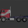 Optimus Prime Red And Blue Truck Model With Classic Design Features
