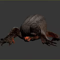 Lizard Anime Lizard Chameleon Cartoon Lizard Reptile Cold Blooded Animal Reptile Class 3d model
