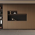 Italian Minimalist Wardrobe 3d model