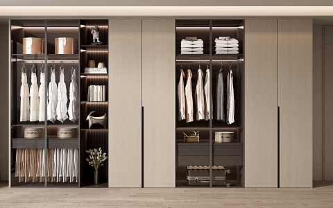 Modern wardrobe 3d model